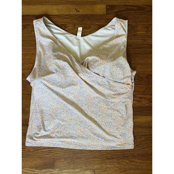Honey Mark Tankini‎ Swim Top 4XL Floral - Picture 1 of 4